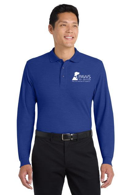 Port Authority® Silk Touch™ Long Sleeve Polo