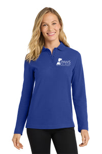 Port Authority® Women's Silk Touch™ Long Sleeve Polo