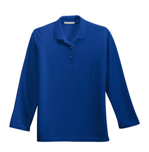 Ladies Long Sleeve Silk Touch™ Polo w/ Logo & Name